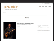 Tablet Screenshot of johncable.com